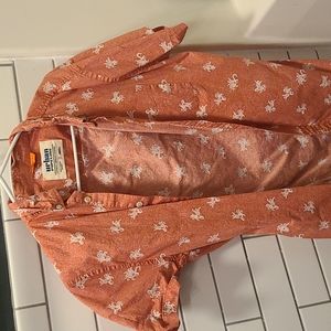 Fun squid pattern button up